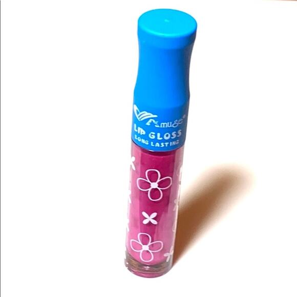 Amuse LIP GLOSS 4.5" Tube Long Last 2039-6 Iridescent Pink Lip Color Shine NEW - Picture 5 of 5